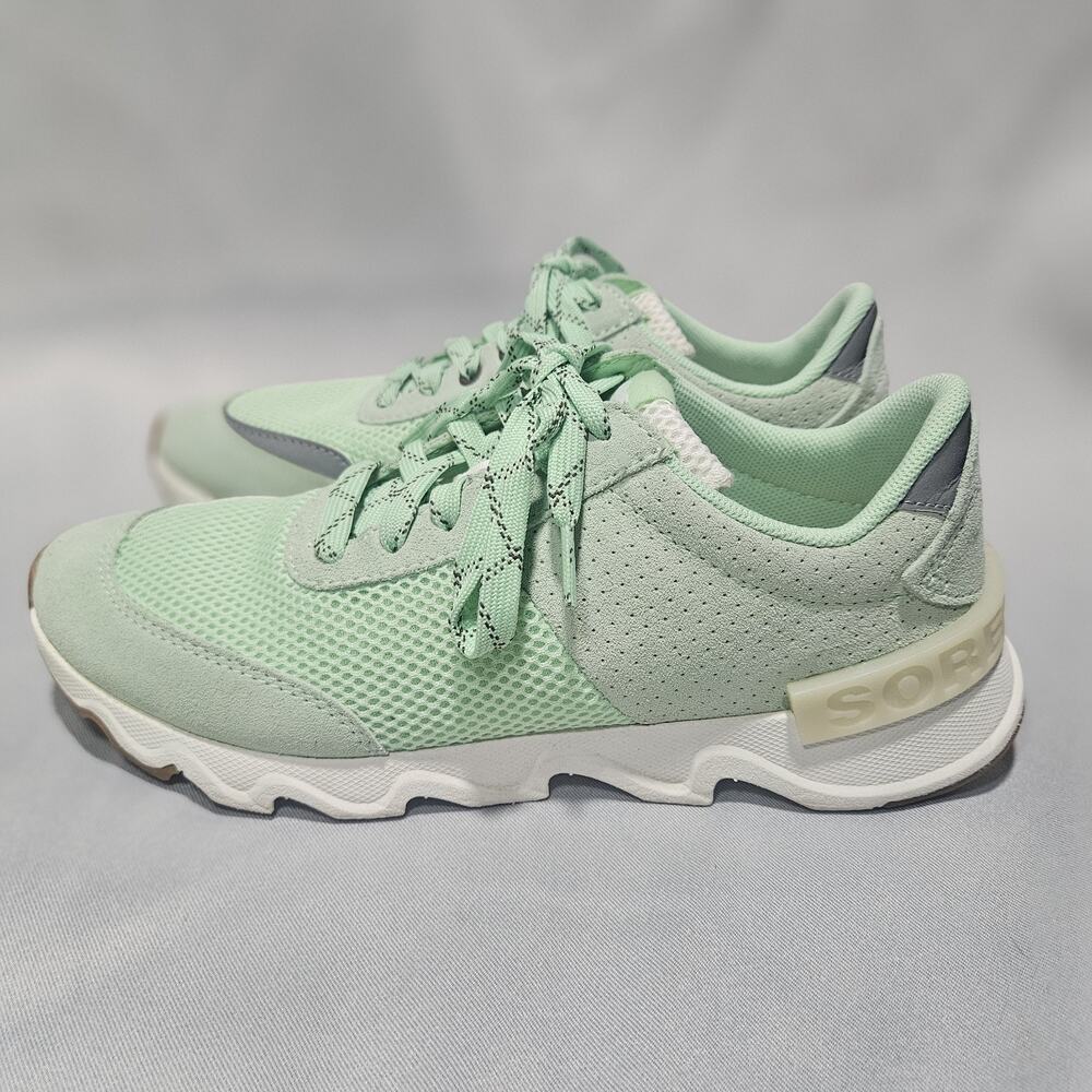 Sorel Kinetic Lite Lace Vivid Mint Green Women's Sneakers Size 9 NL3516-399
